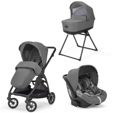 Passeggino Trio Inglesina Electa System Quattro Cab collezione 2023 Chelsea Grey