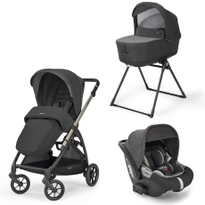Passeggino Trio Inglesina Electa System Quattro Cab collezione 2023 Upper Black