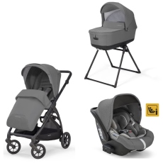 Passeggino Trio Inglesina Electa System Quattro Darwin collezione 2022 Chelsea Grey