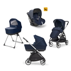 Passeggino Trio Inglesina Electa System Quattro Darwin Recline collezione 2023 Soho Blue