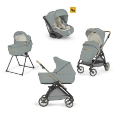 Passeggino Trio Inglesina Element System Quattro Darwin collezione 2022 Paper Blue
