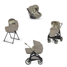 Passeggino Trio Inglesina Element System Quattro Darwin collezione 2025 Honey Beige