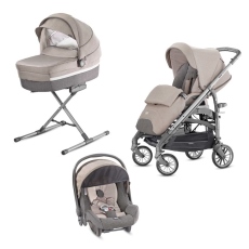 Passeggino Trio Inglesina Trilogy System Quattro telaio City Bianco collezione 2020 Itaca