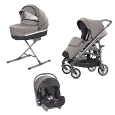 Passeggino Trio Inglesina Trilogy System Quattro telaio City Bianco collezione 2020 Mykonos
