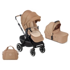Passeggino Duo Jan Duo Crosslight con navicella Sweet collezione 2025 Sesame