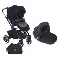 Passeggino Duo Jan Duo Crosslight Matrix Light 2 collezione 2021 Cold Black