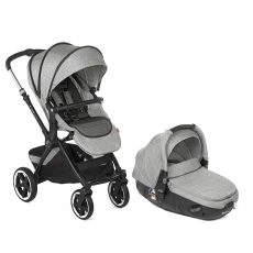 Passeggino Duo Jan Duo Crosslight Matrix Light 2 collezione 2022 Dim Grey