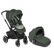 Passeggino Duo Jan Duo Crosslight Matrix Light 2 collezione 2022 Forest Green