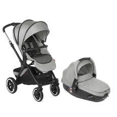Passeggino Duo Jan Duo Crosslight Matrix Light 2 collezione 2023 Dim Grey