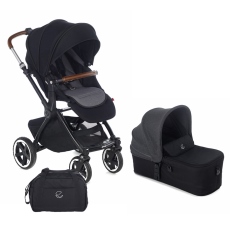 Passeggino Duo Jan Duo Crosslight Micro collezione 2021 Cold Black