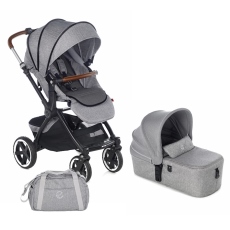 Passeggino Duo Jan Duo Crosslight Micro collezione 2021 Dim Grey