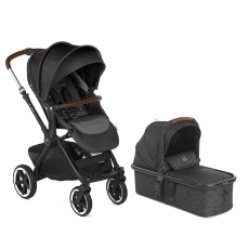Passeggino Duo Jan Duo Crosslight Micro Pro collezione 2022 Cold Black