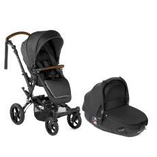 Passeggino Duo Jan Duo Crosswalk R Matrix Light 2 collezione 2022 Cold Black