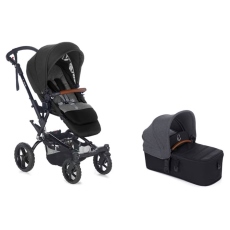 Passeggino Duo Jan Duo Crosswalk R Micro collezione 2019 Jet Black
