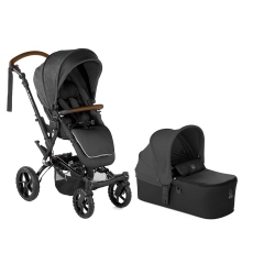 Passeggino Duo Jan Duo Crosswalk R Micro BB collezione 2022 Cold Black