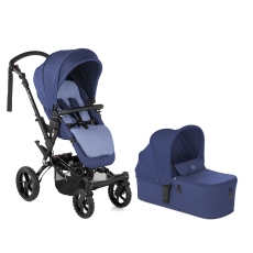 Passeggino Duo Jan Duo Crosswalk R Micro BB collezione 2022 Lazuli Blue