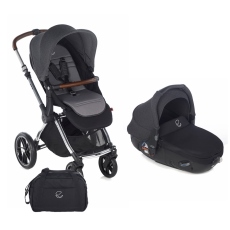Passeggino Duo Jan Duo Kawai Matrix Light 2 collezione 2021 Cold Black