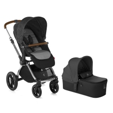 Passeggino Duo Jan Duo Kawai Micro BB collezione 2022 Cold Black