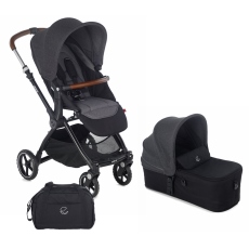 Passeggino Duo Jan Duo Kendo Micro collezione 2021 Cold Black