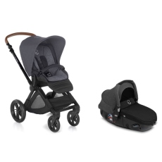 Passeggino Duo Jan Duo Muum Matrix Light 2 collezione 2019 Jet Black