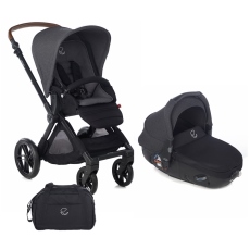 Passeggino Duo Jan Duo Muum Matrix Light 2 collezione 2021 Cold Black