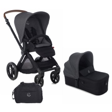 Passeggino Duo Jan Duo Muum Micro collezione 2021 Cold Black