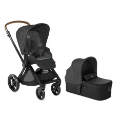 Passeggino Duo Jan Duo Muum Micro BB collezione 2022 Cold Black