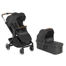 Passeggino Duo Jan Duo Newel Micro Pro collezione 2022 Cold Black