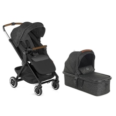Passeggino Duo Jan Duo Newel Micro Pro collezione 2023 Cold Black