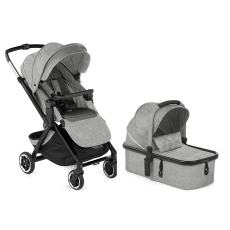 Passeggino Duo Jan Duo Newel Micro Pro collezione 2023 Dim Grey
