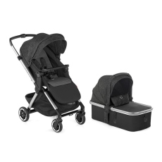 Passeggino Duo Jan Duo Newel Micro Pro collezione 2023 Silver Edition