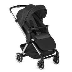 Passeggino Quattro Ruote Jan Newel collezione 2023 Cold Black Silver Edition