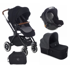 Passeggino Trio Jan Trio Crosslight Micro Koos iSize R1 collezione 2021 Cold Black