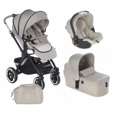 Passeggino Trio Jan Trio Crosslight Micro Koos iSize R1 collezione 2021 Sand