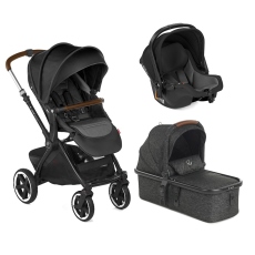 Passeggino Trio Jan Trio Crosslight Micro Pro Koos iSize R1 collezione 2022 Cold Black