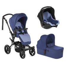Passeggino Trio Jan Trio Crosswalk R Micro BB Koos iSize R1 collezione 2022 Lazuli Blue