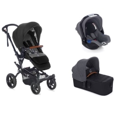 Passeggino Trio Jan Trio Crosswalk R Micro Koos iSize collezione 2019 Jet Black