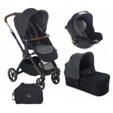 Passeggino Trio Jan Trio Kendo Micro Koos iSize collezione 2021 Cold Black