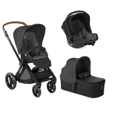 Passeggino Trio Jan Trio Muum Micro BB Koos i-Size R1 collezione 2022 Cold Black