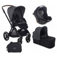 Passeggino Trio Jan Trio Muum Micro Koos i-Size collezione 2021 Cold Black