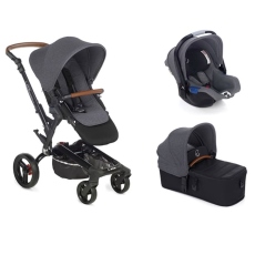 Passeggino Trio Jan Trio Rider Micro Koos iSize collezione 2019 Jet Black