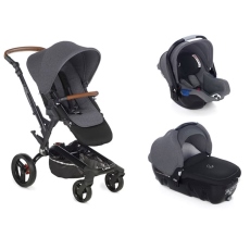 Passeggino Trio Jan Trio Rider Transporter 2 Koos iSize collezione 2019 Jet Black