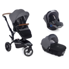 Passeggino Trio Jan Trio Trider Transporter 2 Koos iSize collezione 2019 Jet Black