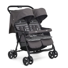 Passeggino Gemellare Joie Aire Twin collezione 2022 Dark Pewter