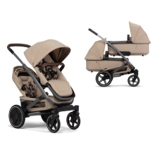 Passeggino Gemellare Joolz Geo3 Twin collezione 2025 Sandy Taupe