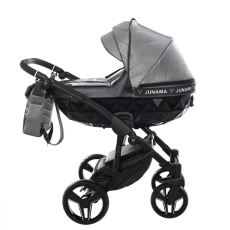 Passeggino Trio Junama Clermont collezione 2023 Grey Nero
