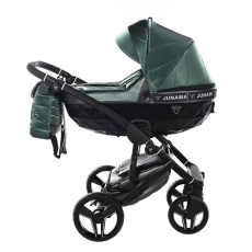 Passeggino Trio Junama Clermont collezione 2023 Verde Nero