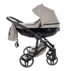 Passeggino Trio Junama Diamond Basic collezione 2023 Tortora