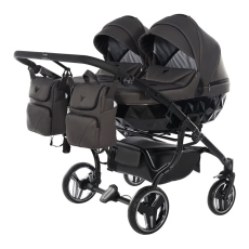 Passeggino Gemellare Junama Diamond Basic Gemellare collezione 2022 Grigio