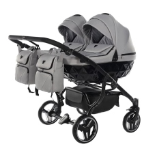 Passeggino Gemellare Junama Diamond Basic Gemellare collezione 2022 Light Grey